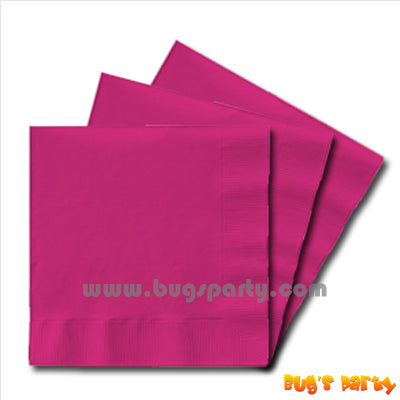 Magenta color paper Napkins