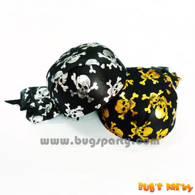 Pirate Hat, cross bones skull printed Bandana