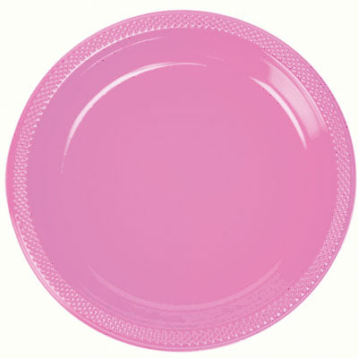 Pink color Plastic Plates