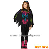 Costume Skele Poncho Chd