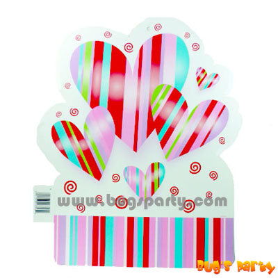 Cutout Hearts And Stripes