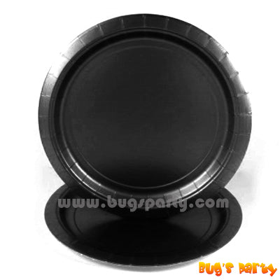 Black Paper Plates