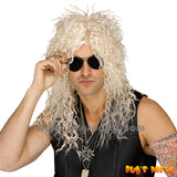 Wig Headbanger White