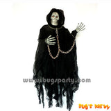 Halloween prop, 36in tall Lite Up hanging reaper