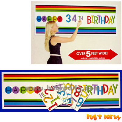 Banner Happy Birthday Hoz