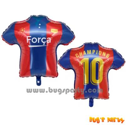 Soccer Jersey Tshirt Shaped Balloon