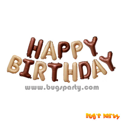 Happy Birthday Letter Balloon