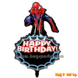 Spiderman round and Shaped Balloon