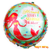 Mermaid Theme birthday supplies, Balloon, Plates, Candle, Napkins
