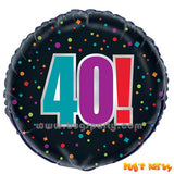 Milestone Birthday Balloon, 18th, 21st, 30th, 40th, 70th, 80th