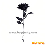 Halloween Black White Roses