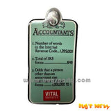 Refrigerator Magnet with Laywer, Nurse, Accountant vital statistic