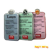 Refrigerator Magnet with Laywer, Nurse, Accountant vital statistic