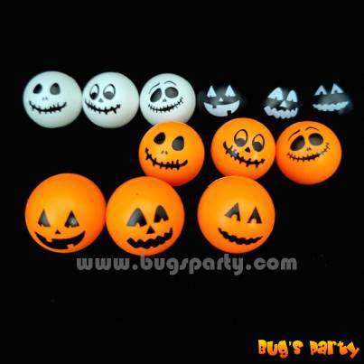Hollow Halloween pumpkin face ball