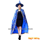 Wizard Celestial Cape With Hat