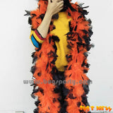 Turkey Red Black Boa and orange black boa 72 inches long