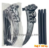 Halloween accessories, Plastic Trident, Axe, Sickle, spear