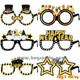 New Year Eve party celebration paper specs, hairband, hats