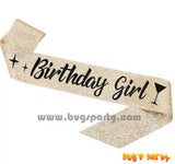 Birthday Girl Sash, Birthday Queen Princess Sash, Milestone birthday sash