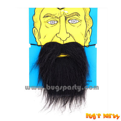 Black, White Beard, Moustache
