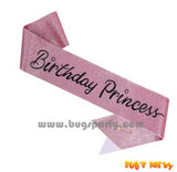 Birthday Girl Sash, Birthday Queen Princess Sash, Milestone birthday sash
