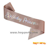 Birthday Girl Sash, Birthday Queen Princess Sash, Milestone birthday sash