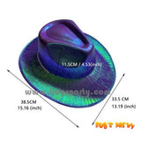 Gangster Fedora Laser Hat