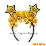 New Year Eve party celebration paper specs, hairband, hats