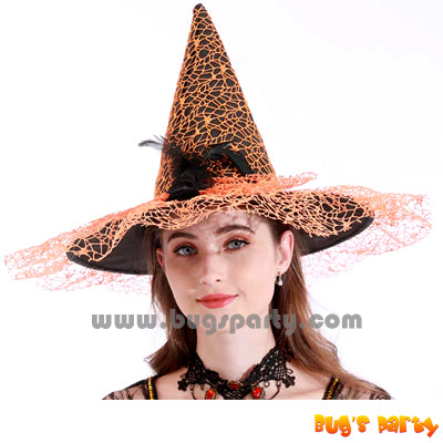 Witch Hat with Mesh