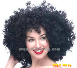 Afro Wig Classic, multi colors, gold, black, orange, red, blue colors