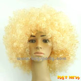 Afro Wig Classic, multi colors, gold, black, orange, red, blue colors