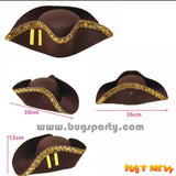 Pirate Hat, Scarf Wig