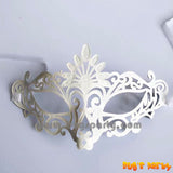 Elegant Gold Silver Masquerade Mask