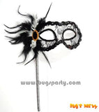 Peacock Sequin Hand Mask