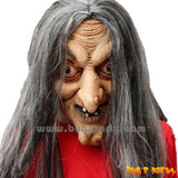 Halloween horror mask with hair or hoody