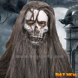 Halloween horror mask with hair or hoody