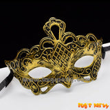 Elegant Gold Silver Masquerade Mask