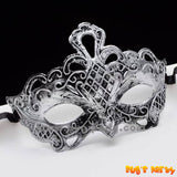 Elegant Gold Silver Masquerade Mask