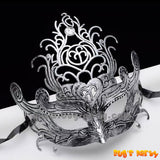 Elegant Gold Silver Masquerade Mask