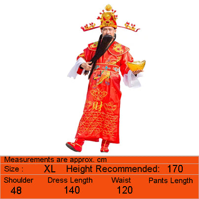 CNY Lunar New Year God of Prosperity Costume