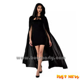 Hooded Cape Black