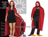 Men Women red hooded robe