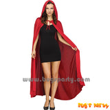 Men Women red hooded robe