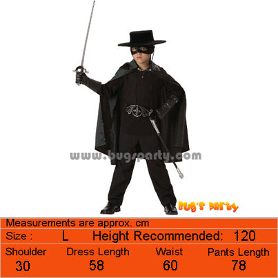 Zorro Boy Costume