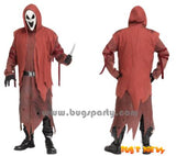 Fun-world ghost face costume, Viper Face adult costume