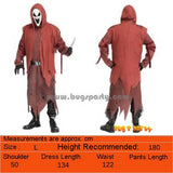 Fun-world ghost face costume, Viper Face adult costume