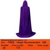 Velvet Cape With Hood