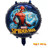 Spiderman round and Shaped Balloon