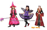 Winged Witch, Vampire Princess, Purple Bat, Pnk Witch costumes