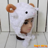 Animal Plush Hat Lion, TIger, Wolf, Elephant, Giraffe, Milk cow, Monkey